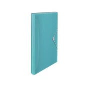 Esselte Color` Ice harmonika, mapa A4, PP, 6 predelkov, modra