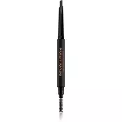 Makeup Revolution Duo Brow Definer natančni svinčnik za obrvi odtenek Light Brown 0,25 g