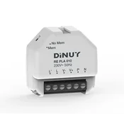 RE PLA 010 DIMMER ZA LED 1-10V/275VA PUSH TO DIM. 46×46mm RE PLA 010