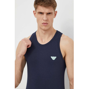 Homewear top Emporio Armani Underwear boja: tamno plava