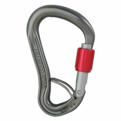 KARABINER WILDCOUNTRY ASCENT LITE BELAY gunmetal-red