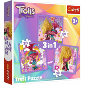 Trefl Puzzle Trolli 3: Spoznajte trole 3v1 (20,36,50 kosov)