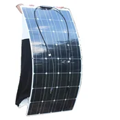 ASUNERGE 100W fleksibilni solarni panel, visoka učinkovitost, lahek in vodoodporen, 100w solarni panel, (5000157006)