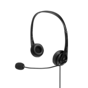 Lindy 42870 naglavne slušalice i slušalice s ugrađenim mikrofonom Žičano Obruč za glavu Pozivi/glazba USB Tip-A Crno
