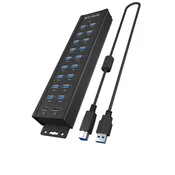 IcyBox IB-HUB1720-U3 20 v 1 portni USB hub