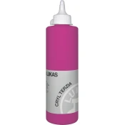 Lukas Cryl Terzia Plastic Bottle Akrilna barva Primary Red 500 ml 1 kos
