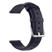 BStrap Huawei Watch GT/GT2 46mm Leather Lux pašček, navy blue