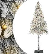Vidaxl Božično drevo med 300 LED z stojalom Bela 210 cm PE in jeklo