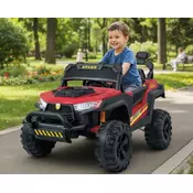 Veliki Deciji Dvosed UTV Off-Road Beast 4×4 – Crveni (SM-26204C)