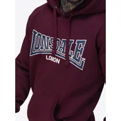 LONSDALE Majica Sellan  safir / bordo / bela