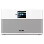 Kenwood CR-ST120S bela pametna radijska postaja z internetnim radiem bluetooth DAB+ in barvnim zaslonom IPS.