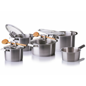 Mehrzer set šerpi Preimium inox 18/10 – 9 kom ( 10000 )