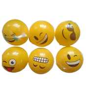 Emoji vzorčasta gumijasta žoga 23cm v več različicah