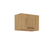 eoshop Zgornja omara, črna mat/hrast obrtnik, Monroe 50 GU-36 1F