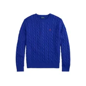 Polo Ralph Lauren Pulover DRIVER kraljevo modra / češnjevo rdeča