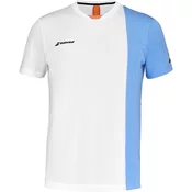 Moška majica Babolat Play Crew Neck Tee Men White/Blue L
