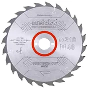 List za kružnu testeru 216mm 48z Precision cut METABO