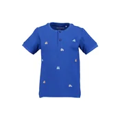 BLUE SEVEN Majica mornarska/svetlo modra/meta/svetlo oranžna