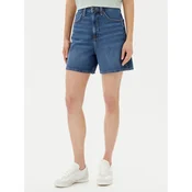 Lee Jeans kratke hlače Stella 112364098 Mornarsko modra Wide Leg