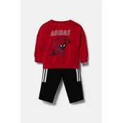 Trenirka za bebe adidas MRVL boja: crvena, JF3630