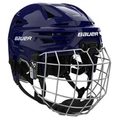 Hokejska čelada Bauer RE-AKT Combo Navy Youth