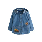 Next Prehodna jakna moder denim / rumena / črna