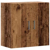MAISON CHIC Stenska omarica - Zidna omarica starinski les 60x31x60 cm inženirski les iu1354, (22063004)