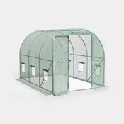 VonHaus staklenik s PE premazom, 200 x 200 x 300 cm (2502067)
