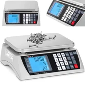 BE Trgovska tehtnica z LCD zaslonom 22,3 x 17,4 cm 30 kg/1 g