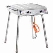 Hendi Profesionalni plinski žar XANTOS z 2 rešetkami, 10 kW – Hendi 148624