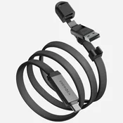 1 to 3 ENERGEA POTOVALNI KABEL 2V1 USB-C NA USB-A 60W 480MBPS 1,2M ZA TABLIČNE RAČUNE