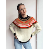 Sweter damski RUBY GLOW beżowy Dstreet