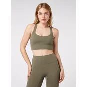 YO-GAYA Športni nederček Cross Back Bra oliva