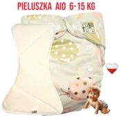 shumee NappiMe AIO žep za večkratno uporabo iz mikroflisa ZELENI BALONI