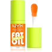 NYX Professional Makeup Fat Oil Chillz olje za ustnice s hladilnim učinkom odtenek 4.8 ml