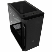 SilverStone FARA H1MB-G, Ohišje Micro-ATX, vzorec satovja, kaljeno steklo, črno