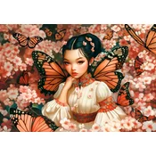 Castorland - Puzzle Metuljeva princesa - 1 000 kosov