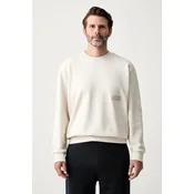 BOSS Green pulover moški z bombažem SW_Crewneck