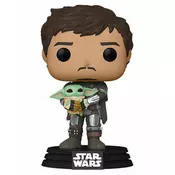 Bobble Figure Star Wars POP! - The Mandalorian With Grogu