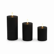 Northix LED voščene sveče brez plamena 3 kosi iz voska
