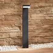 Lindby LED svetilo za pot Dionys, višina 70 cm, antracitna barva, kovina - Sodobni - antracitna, bela
