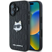 Karl Lagerfeld KLHCP16SPGKLCHPK iPhone 16 6.1 black hardcase Monogram Choupette Head Pin (KLHCP16SPGKLCHPK)