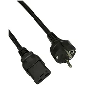 Akyga Akyga tok priključni kabel [1x ženski konektor IEC C19\, 16 A - 1x varnostni moški konektor] 1.80 m črna, (20414234)