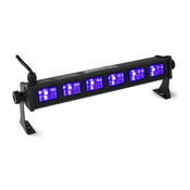 Beamz BUV63, LED svetlobni reflektor, 6 x 3 W UV LED diode, črna barva (Sky-153.271)