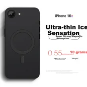 Snowkids Maska za mobilni telefon Iphone 17e/16e, Crna