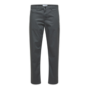 SELECTED HOMME Chino hlače New Miles, siva