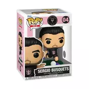 Funko FUNKO POP MLS figura: Inter Miami - 04 Sergio Busquets (v gosteh) Večbarvna