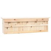 Vidaxl Hišica za vrabce s 5 prostori 68x15x21 cm les jelke