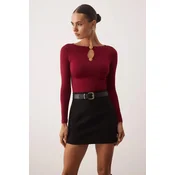 Trendyol Milla ženska bluza Twoaw26Bz00130, Bordeaux-Burgundy