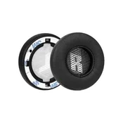Nadomestne blazinice za ušesa za JBL E45BT, Spominska pena + PU usnje, Črne, 1 Par